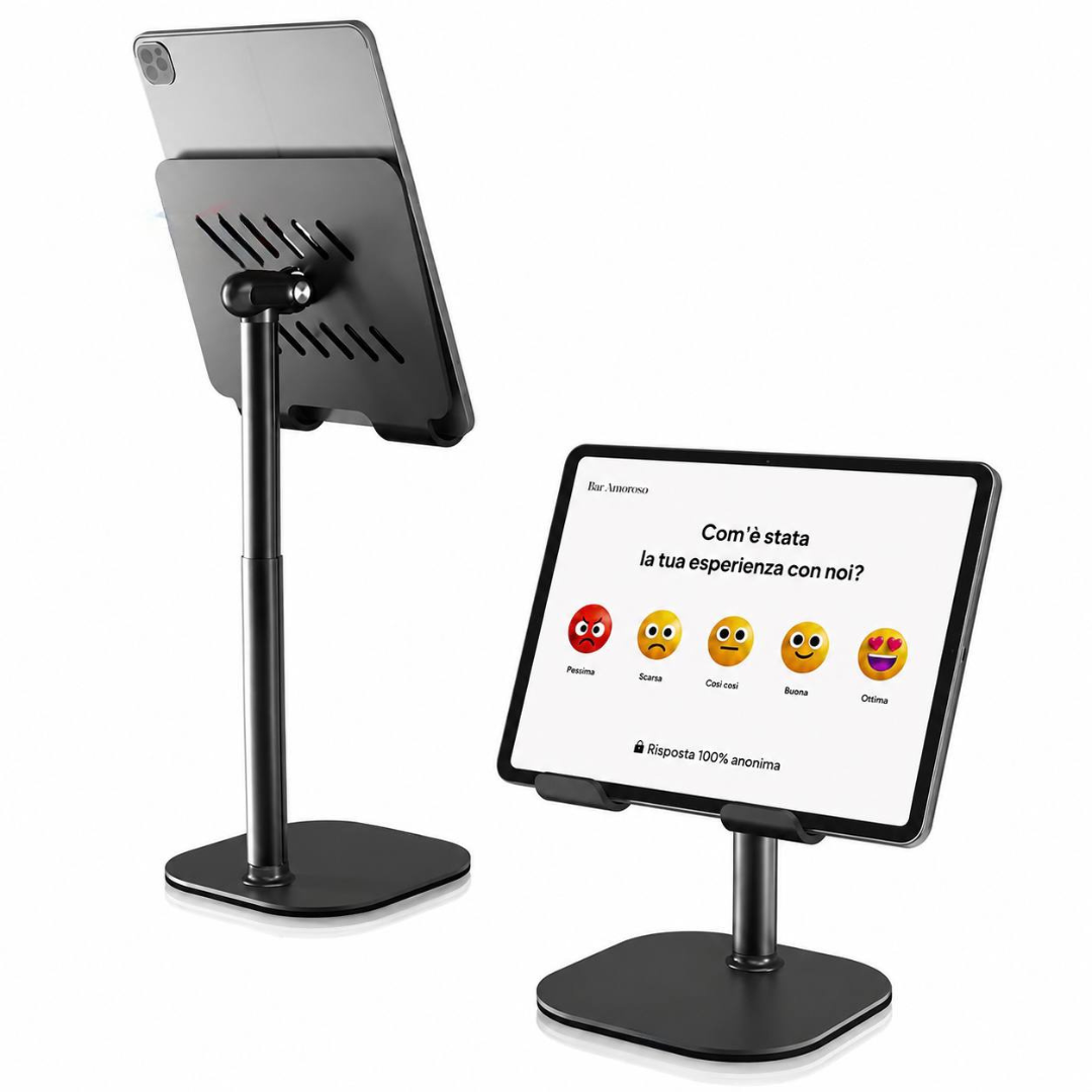 Supporto in acciaio regolabile per tablet recensioni